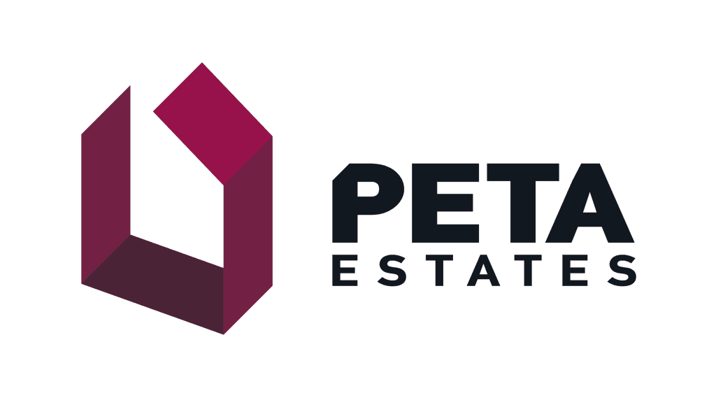 peta estates logo black